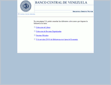 Tablet Screenshot of biblioteca-z.bcv.org.ve